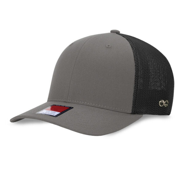 Gorra curva gris
